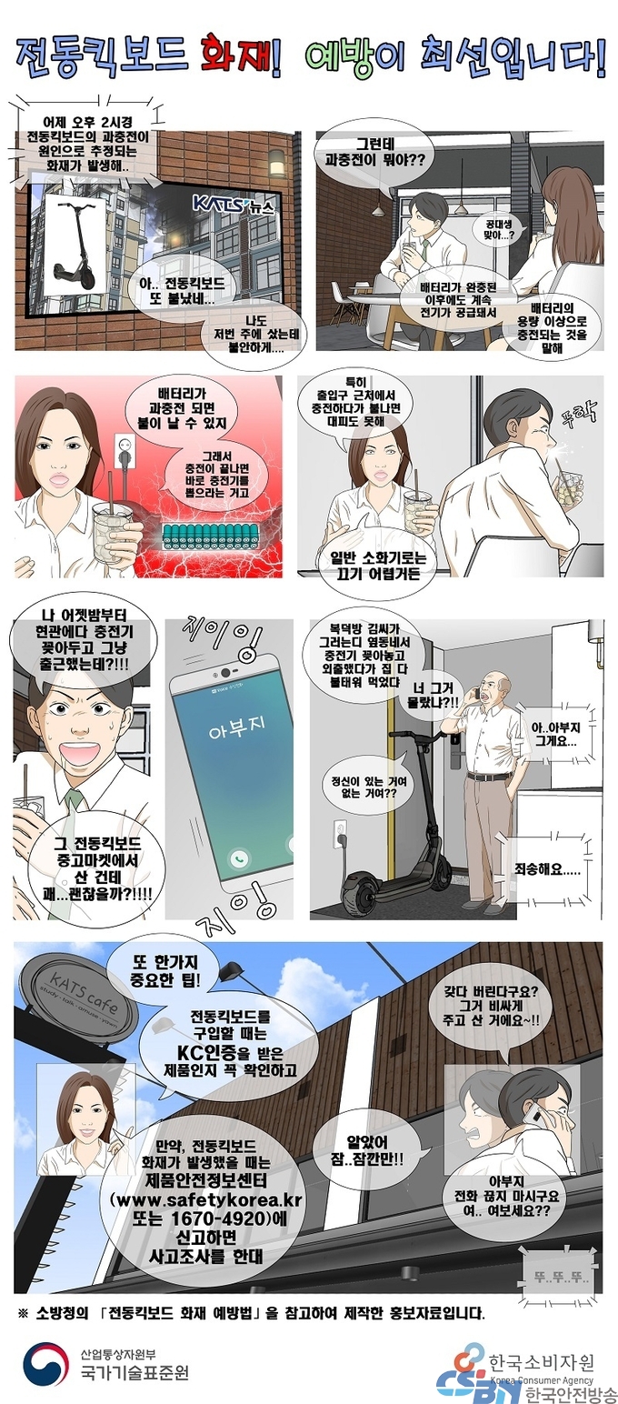 지난해 전동킥보드 화재 115건…소비자 안전주의보 발령